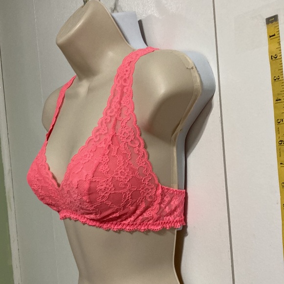 VICTORIAS SECRET Bralette Salamander Pink Womens Small Petite - Picture 4 of 11